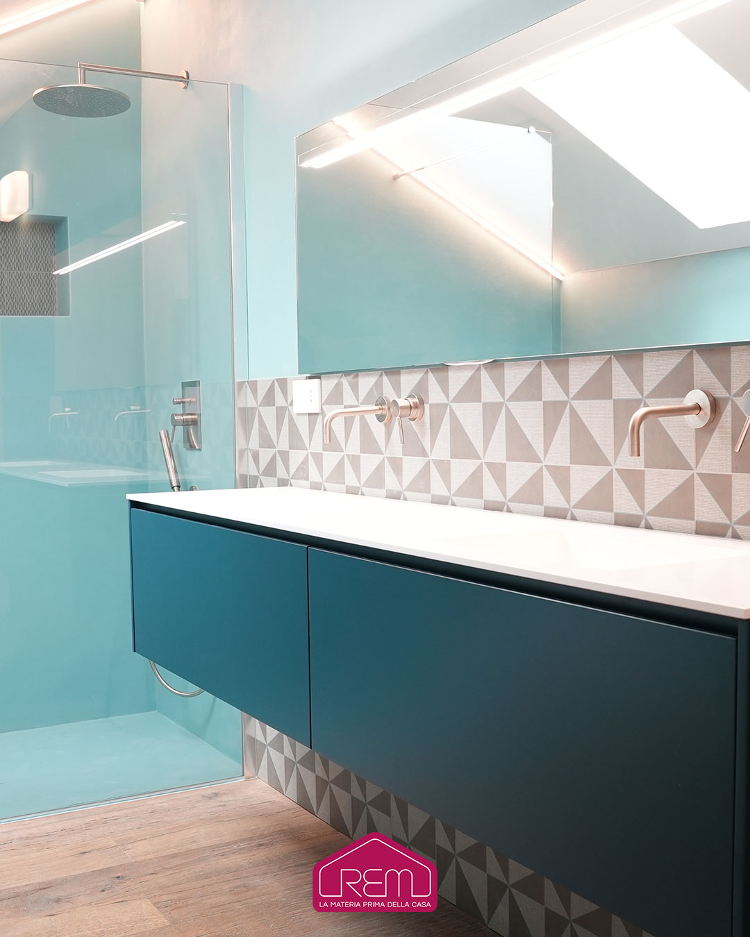 Bagno funzionale ed elegante 