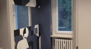 Rivestimento Ceramiche Mutina "Puzzle" - Sanitari Hatria - Miscelatori CEA Rubinetterie 