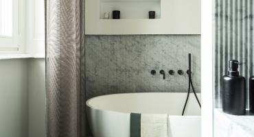 Bagno elegante e sobrio