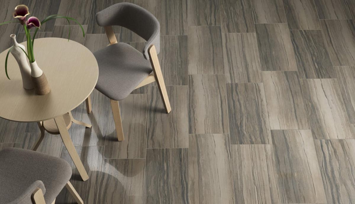 Ascot ceramiche - Pavimento in gres porcellanato effetto travertino