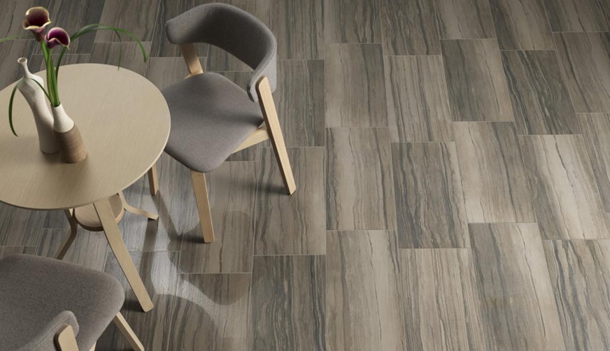 Ascot ceramiche - Pavimento in gres porcellanato effetto travertino