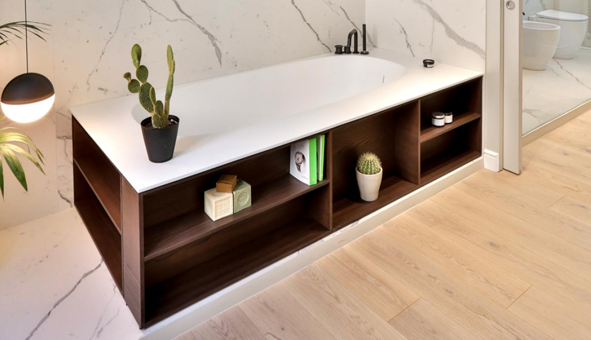 Bagno di design in marmo